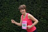 Helen Tye running for Home-Start in the Chariots of Fire run Sep 12.